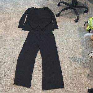Elegant Black Women's Pants & Jumpsuit Set
